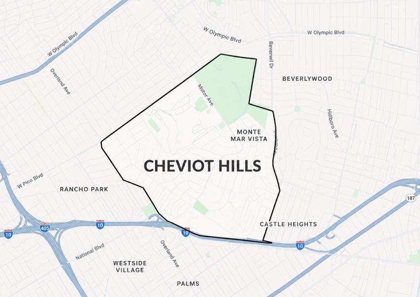 Map - Cheviot Hills Realtor Yild Guven