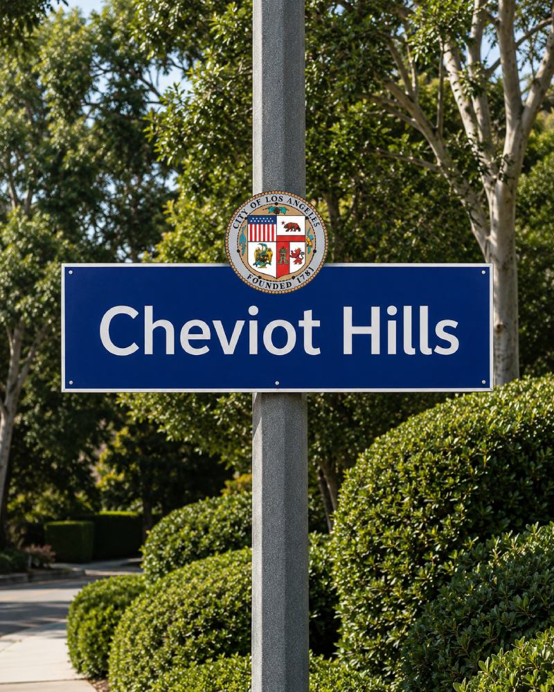 Yild Guven - Cheviot Hills Realtor - Street sign